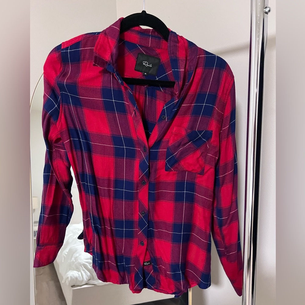 Rails Hunter Top In Red Cherry Size Xs - image 2